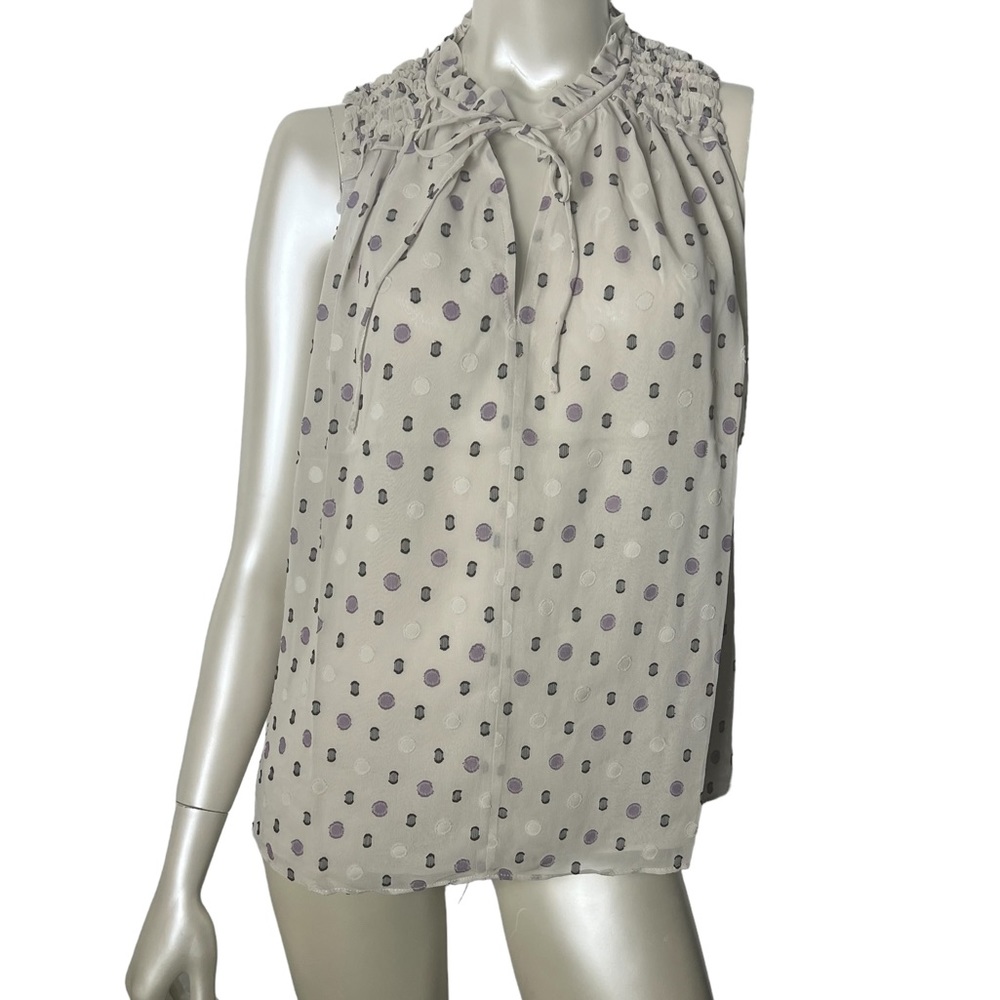 Current Air brand Tan Geometric print Sleeveless Top